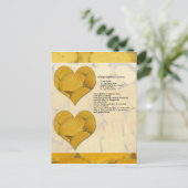 Oranje kortbrood Briefkaart ophalen (Staand voorkant)