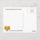 Oranje kortbrood Briefkaart ophalen (Achterkant)