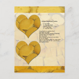 Oranje kortbrood Briefkaart ophalen