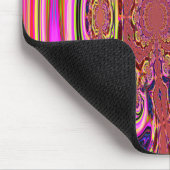Oranje kosmische spectaculaire mousepad muismat (Hoek)