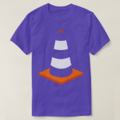 ORANJE KOSTEN VOOR VERKEERSCONE T-SHIRT (Design voorkant)