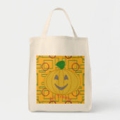 Oranje kostuumontwerp Alle Treats NoTricks Canvas  Tote Bag (Voorkant)