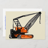 Oranje kraan kaart (Voorkant / Achterkant)