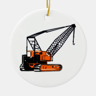 Oranje kraan keramisch ornament