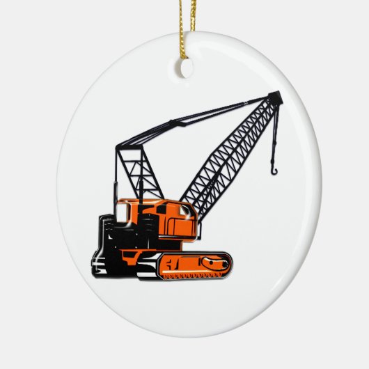 Oranje kraan keramisch ornament (Links)