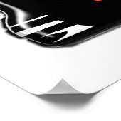 Oranje kraan poster (Hoek)