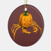 Oranje krab keramisch ornament (Links)