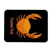 Oranje krab magneet (Horizontaal)