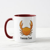 Oranje krab mok (Links)