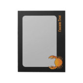 Oranje krab notitieblok (Linkerzijde)