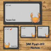 Oranje Krab Post-it® Notes