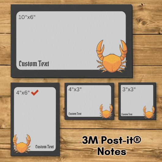 Oranje Krab Post-it® Notes