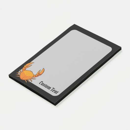 Oranje Krab Post-it® Notes (Schuin)