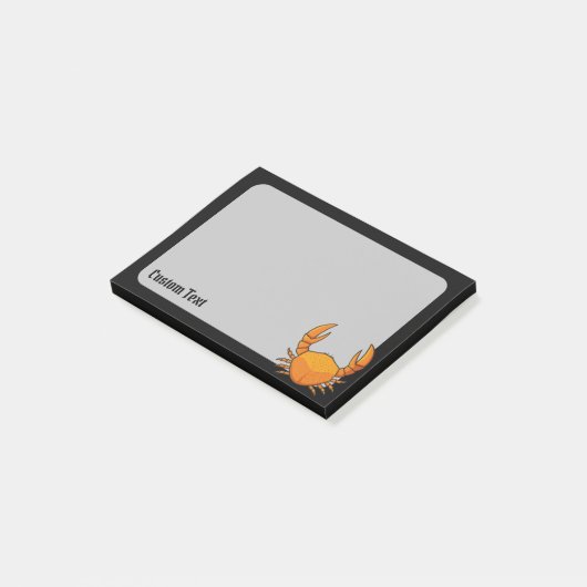Oranje krab post-it® notes (Schuin)