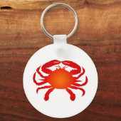 Oranje krab sleutelhanger (Voorkant)