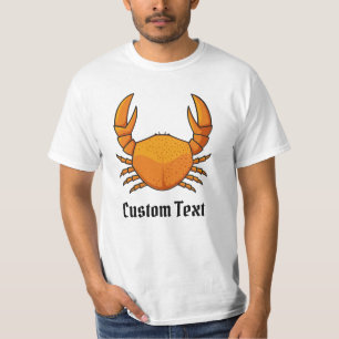 Oranje krab t-shirt