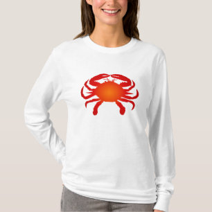 Oranje krab t-shirt