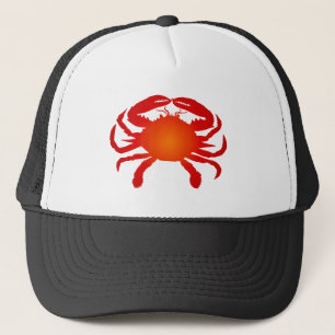 Oranje krab trucker pet
