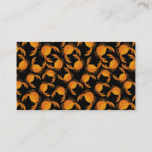 Oranje krab visitekaartje (Achterkant)