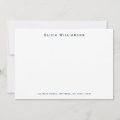 Oranje krab zee oceaan patroon notitiekaartje (Achterkant)