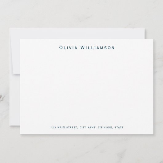 Oranje krab zee oceaan patroon notitiekaartje (Achterkant)