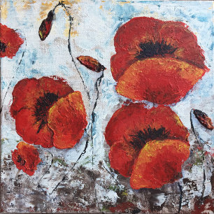 Oranje krab zeilboot costal scene palmboom cadeaupapier