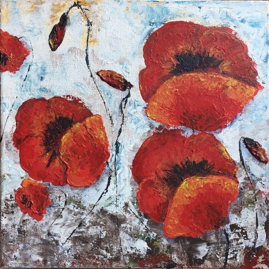 Oranje krab zeilboot costal scene palmboom cadeaupapier