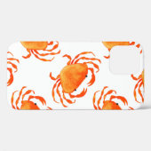 Oranje krabben naadloos Case-Mate iPhone case (Achterkant (horizontaal))