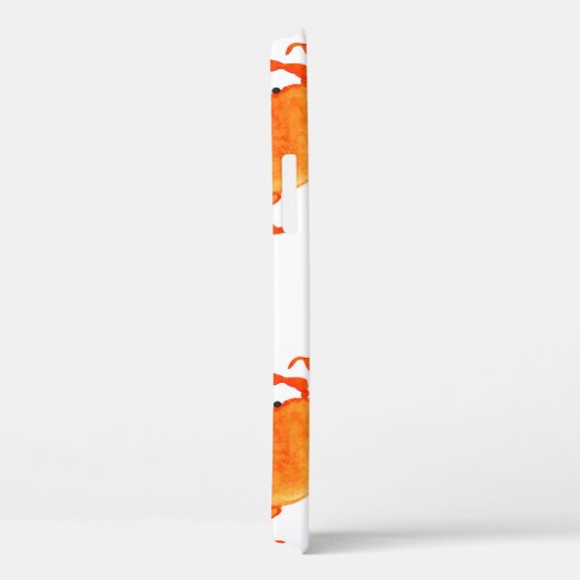 Oranje krabben naadloos Case-Mate iPhone case (Achterkant / Rechts)