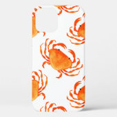 Oranje krabben naadloos Case-Mate iPhone case (Achterkant)