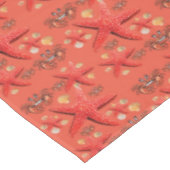 Oranje krabbenkrabben tafelkleed (Gekanteld)