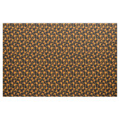 Oranje krabpatroon stof (Yard (91,4 cm))