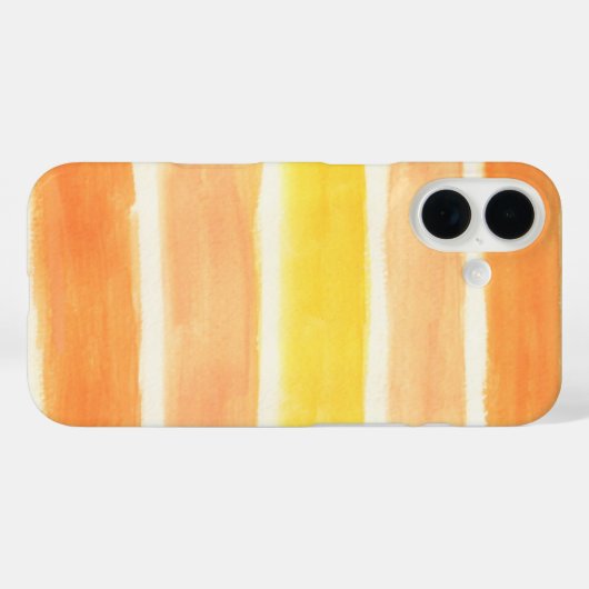 Oranje kreukstrips Case-Mate iPhone case (Achterkant (horizontaal))