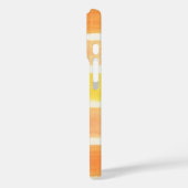 Oranje kreukstrips Case-Mate iPhone case (Achterkant / Links)