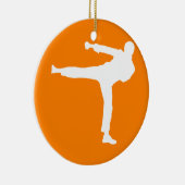 Oranje krijgskunst keramisch ornament (Rechts)