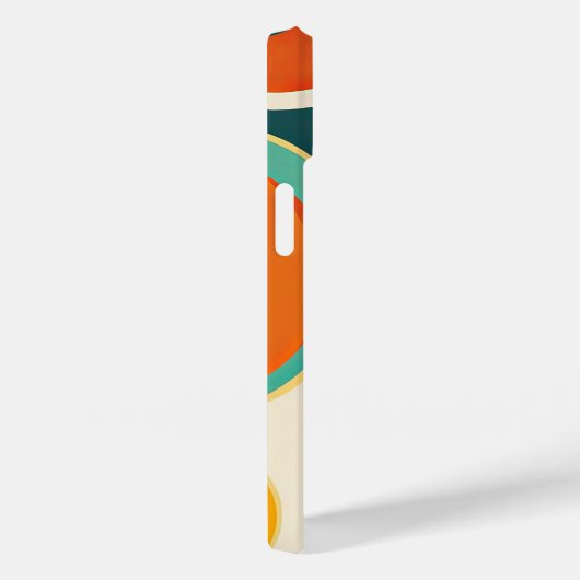 Oranje kringen en kleurstromen Case-Mate iPhone case (Achterkant / Rechts)