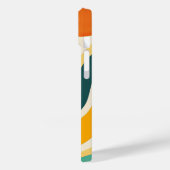 Oranje kringen en kleurstromen Case-Mate iPhone case (Achterkant / Links)