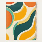Oranje kringen en kleurstromen planner (Achterkant)