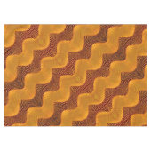 Oranje kromme en gouden punten op de bruine achter tafelkleed (Voorkant (Horizontaal))