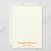 Oranje Kruis Eerste Communie bevestiging Kaart (Achterkant)