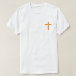 Oranje kruis T-shirt
