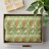 Oranje kruisvlieger tissuepapier (Geschenk)