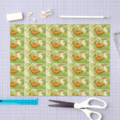 Oranje kruisvlieger tissuepapier (Craft)
