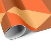 Oranje kubussen cadeaupapier (Rol Hoek)