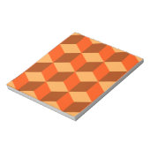 Oranje kubussen notitieblok (Linkerzijde)