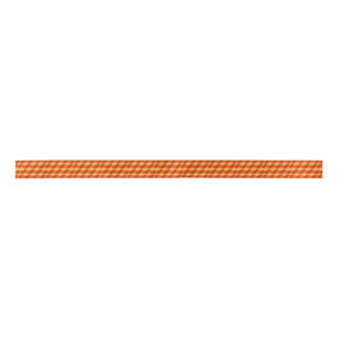Oranje kubussen satijnen lint