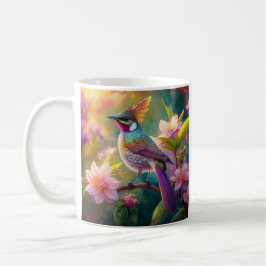 Oranje Kuif Regenboog Ekster Fantasie Vogel Koffiemok