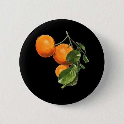 Oranje kunststofkool voor voedingsdoeleinden ronde button 5,7 cm (Voorkant)