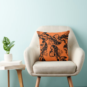 oranje kussen