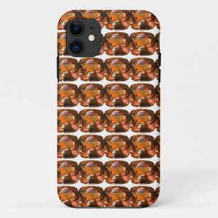 Oranje Kussen-cut Patroon Case-Mate iPhone Case